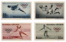 621458 MNH RUANDA URUNDI 1960 17 JUEGOS OLIMPICOS VERANO ROMA 1960 - Storia Postale