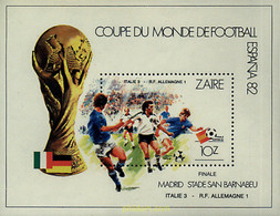 34306 MNH ZAIRE 1982 COPA DEL MUNDO DE FUTBOL. ESPAÑA-82 - 1980-1989