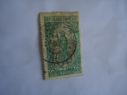 CONGO FRENCH    USED  STAMPS  1900  WOMEN  WITH POSTMARK  25C - Otros & Sin Clasificación