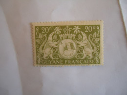 GUIANA FRENCH  MLN STAMPS 1945 ARMS  20FR - Sonstige & Ohne Zuordnung