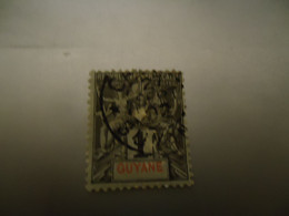 GUIANA FRENCH  USED  STAMPS   1892   WITH POSTMARK - Other & Unclassified