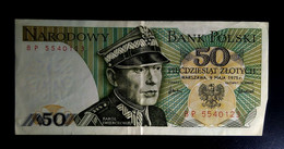 A7 POLOGNE   BILLETS DU MONDE   POLAND  BANKNOTES  50 ZLOTYCH  1975 - Pologne