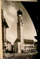 GERMANY  ALLEMAGNE DEUTSCHLAND Isny Allgaeu Marktplatz Mit Blaeserturm Isny Im Allgaeu V1965 IZ4351 - Isny