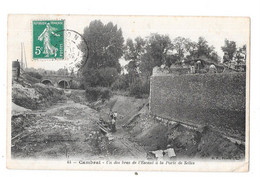 CAMBRAI - 59 - Un Des Bras De L'Escaut à La Porte De Selles - CPA TRES RARE - ROY221 - - Cambrai
