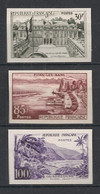 FRANCE - 1959 - N°Yv. 1192 à 1194 - Sites - Non Dentelé / Imperf. - Neuf Luxe ** / MNH / Postfrisch - 1951-1960