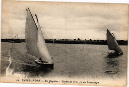 CPA BASSE-INDRE - En Regales - Yachts De 6 M.50 Au Louvoyage (222646) - Basse-Indre