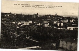 CPA ANDRÉZIEUX-Panorama Sur Le Coté Est De La Ville-Au Premier Plan (225852) - Andrézieux-Bouthéon