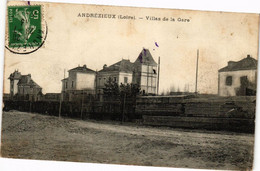 CPA ANDRÉZIEUX - Villas De La Gare (225859) - Andrézieux-Bouthéon