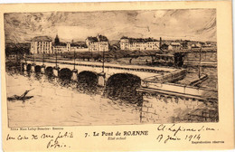 CPA Le Pont De ROANNE - Etat Actuel (263348) - Roanne