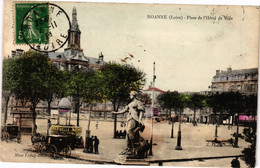 CPA ROANNE - Place De L'Hotel De Ville (263370) - Roanne