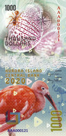 Aurora Islands 1000 Dollars 2020 UNC  POLYMER  Emission Privée - Ficción & Especímenes