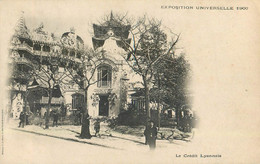 BANQUE - LE CREDIT LYONNAIS à L'EXPOSITION UNIVERSELLE - 1900 - PARIS XV° - CHAMP De MARS - CARTE TRES BON ETAT - Banques