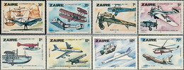 34293 MNH ZAIRE 1978 HISTORIA DE LA AVIACION - 1971-1979