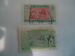 MAURITANIA  FRANCE  COLONIES USED  STAMPS CAMELS WITH POSTMARK - Other & Unclassified