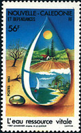 44495 MNH NUEVA CALEDONIA 1983 EL AGUA FUENTE DE VIDA - Oblitérés