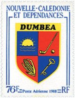 44533 MNH NUEVA CALEDONIA 1988 ESCUDO DE DUMBEA - Gebraucht