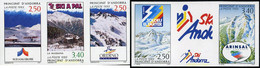 203091 MNH ANDORRA. Admón Francesa 1993 ESTACIONES DE ESQUI - Collezioni