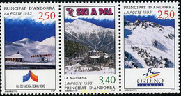 239397 MNH ANDORRA. Admón Francesa 1993 ESTACIONES DE ESQUI - Collections