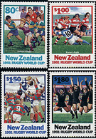 44693 MNH NUEVA ZELANDA 1991 COPA DEL MUNDO DE RUGBY - Variétés Et Curiosités