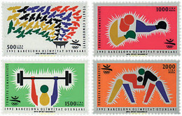 32806 MNH TURQUIA 1992 25 JUEGOS OLIMPICOS VERANO BARCELONA 1992 - Colecciones & Series