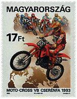 42049 MNH HUNGRIA 1993 CAMPEONATO DEL MUNDO DE MOTOCROSS - Usati