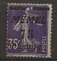 Timbre Memel Neuf * N° 40 - Unused Stamps