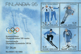 73235 MNH FINLANDIA 1994 FINLANDIA 95. CENTENARIO DEL COMITE OLIMPICO INTERNACIONAL - Winter 1952: Oslo