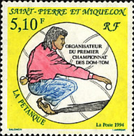 93019 MNH SAN PEDRO Y MIQUELON 1994 PETANCA - Used Stamps
