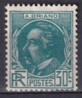 1933 - YVERT N°291 ** MNH  - COTE = 42 EUR. - BRIAND - Nuevos