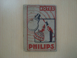 CALENDRIER CARNET DE NOTES PHILIPS 1930 - Small : 1921-40