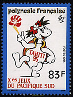 43651 MNH POLINESIA FRANCESA 1995 10 JUEGOS DEL PACIFICO SUR EN TAHITI - Used Stamps