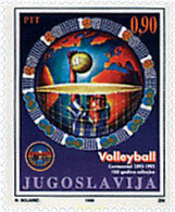 67350 MNH YUGOSLAVIA 1995 CENTENARIO DEL BALONVOLEA - Gebruikt
