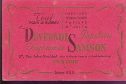 BUVARD -  DUVERNOIS SAMSON PAPETERIE - Papeterie