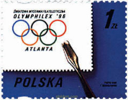 61811 MNH POLONIA 1996 OLYMPHILEX 96. EXPOSICION INTERNACIONAL DE FILATELICA OLIMPICA - Non Classés