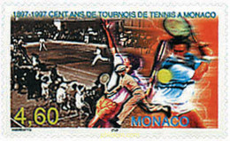 67811 MNH MONACO 1997 100 AÑOS DE TORNEOS DE TENIS EN MONACO - Otros & Sin Clasificación