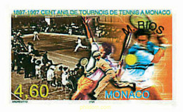 67812 MNH MONACO 1997 100 AÑOS DE TORNEOS DE TENIS EN MONACO. Vencedor - Andere & Zonder Classificatie