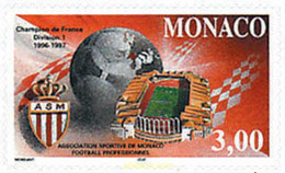 67813 MNH MONACO 1997 CAMPEONATO DE FRANCIA DE FUTBOL DE PRIMERA DIVISION - Otros & Sin Clasificación