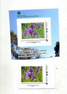 Timbre à Moi Iris  40 Ans Reserve  Avec  Et Sans Texte - Unused Stamps