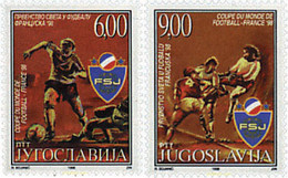 67365 MNH YUGOSLAVIA 1998 COPA DEL MUNDO DE FUTBOL. FRANCIA-98 - Gebruikt