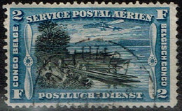 Congo Belge - 1921 - Y&T Poste Aérienne N° 3 Oblitéré Muyumba - Gebruikt