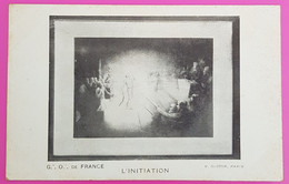 Cpa Grand Orient De France GODF L'Initiation Gloton Paris Rare Franc Maçonnerie Masonic Maçon Freemasonry Freimaurer - Ohne Zuordnung