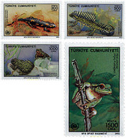 28295 MNH TURQUIA 1990 REPTILES - Colecciones & Series