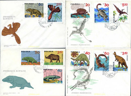 286412 USED POLONIA 1965 FAUNA PREHISTORICA - Zonder Classificatie