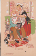 En Flandre, "LA BARBIERE " Illustr. G. DEVIGNES & L. MEIGE - Artigianato