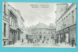 * Roeselare - Roulers (West Vlaanderen) * (PhoB) Rue De L'Est, Ooststraat, Coiffeur, Duc De Brabant Café, Bazar, Animée - Roeselare
