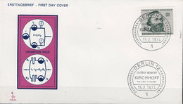 Berlin - 150. Geb. Kirchhoff (MiNr: 465) 1974 - FDC Illustriert - 1971-1980