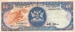 Trinidad 100 Dollars, P-40d (1985) - Very Fine - Trinidad En Tobago