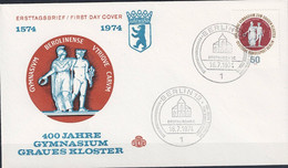 Berlin - 400 Jahre Gymnasium Zum Grauen Kloster (MiNr: 472) 1974 - FDC Illustriert - 1971-1980