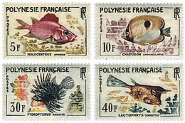 43489 MNH POLINESIA FRANCESA 1962 PECES - Oblitérés