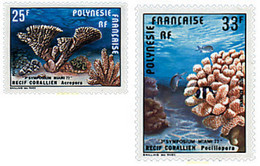 43560 MNH POLINESIA FRANCESA 1977 CORALES - Usados